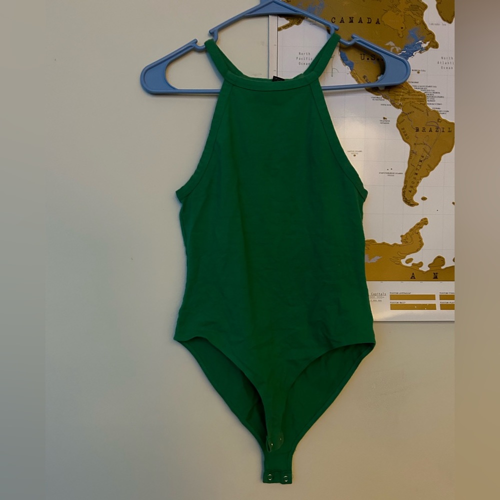 Green bodysuit